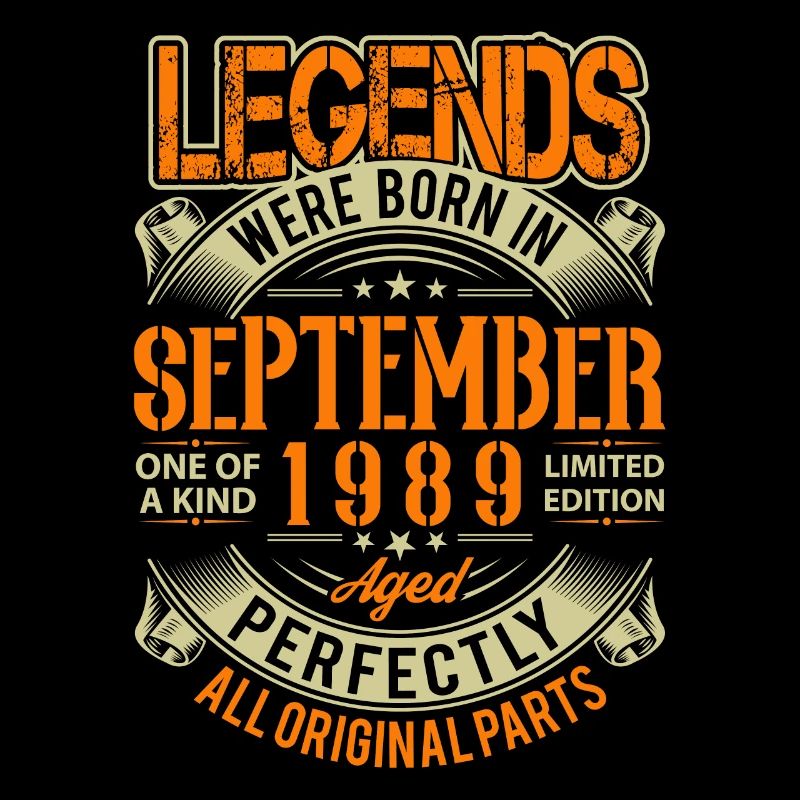 1989 Septembre Légende d’anniversaire