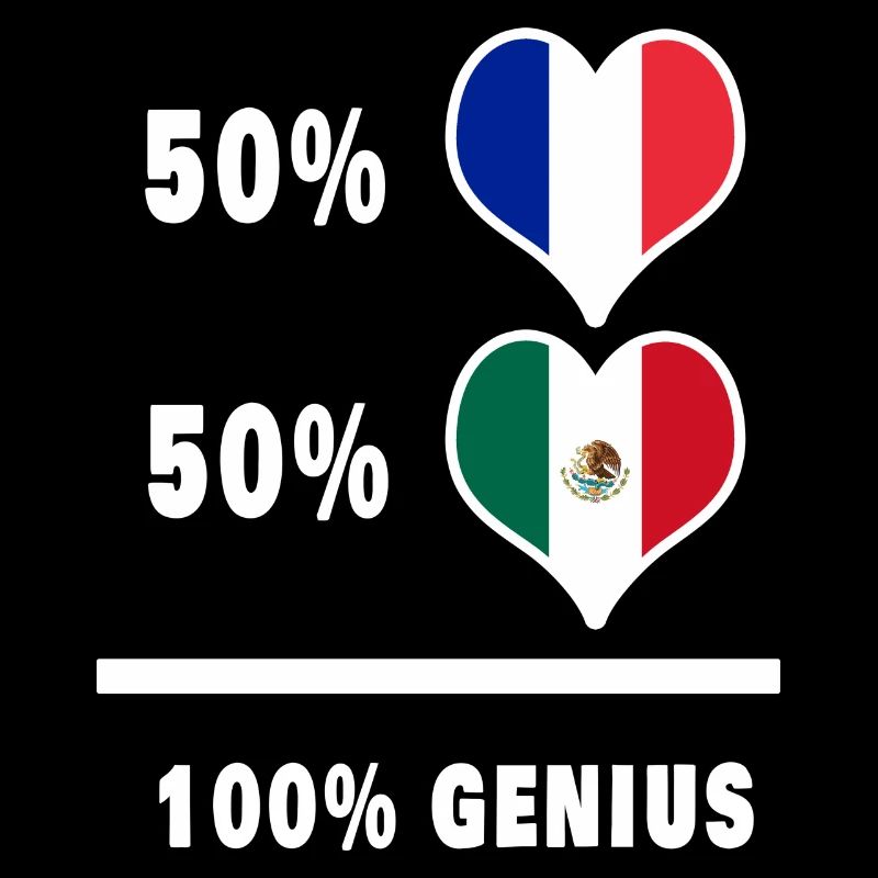 Frankreich und Mexiko Genius / Geschenk