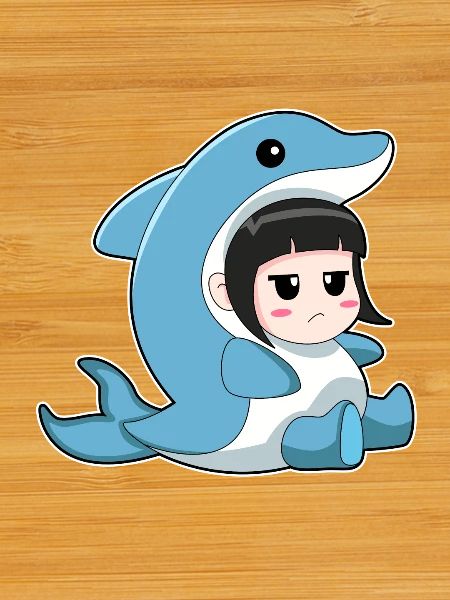 Delfin Mädchen Kostüm