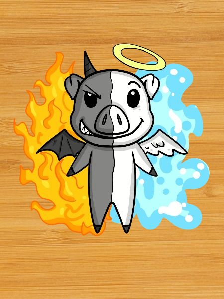 Pig - Angel and Devil