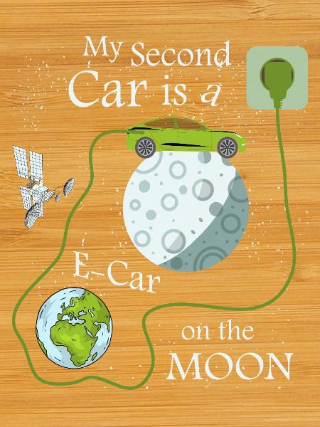 E-car on the moon