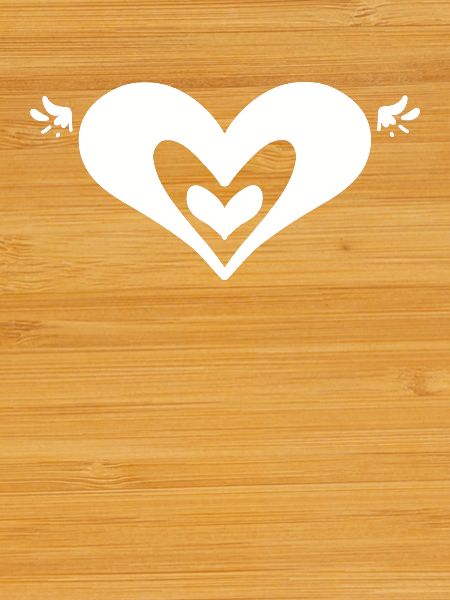 Heart Angel Wing Symbol