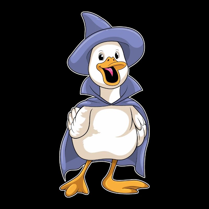Canard Halloween Sorcière