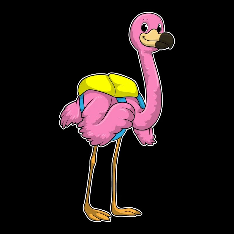 Flamingo Student Backpack School