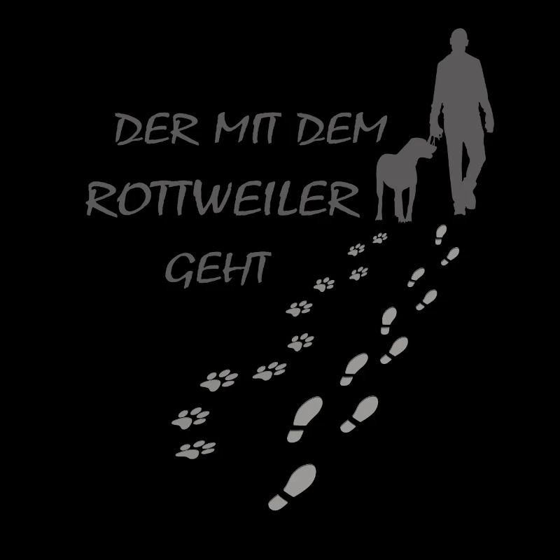 Rottweiler - Der mit dem Rottie geht - Gassi