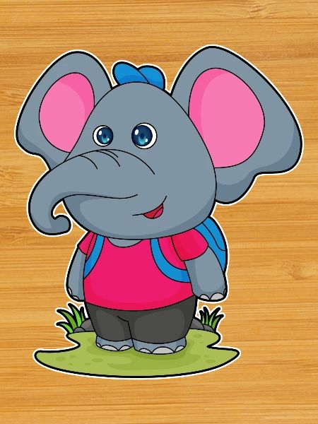 Elephant Student Backpack School