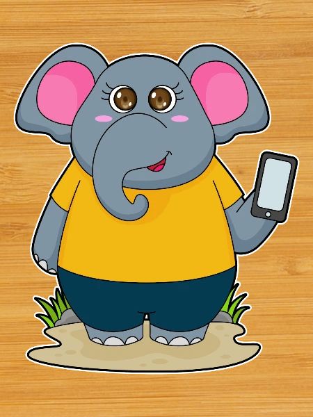 Smartphone éléphant