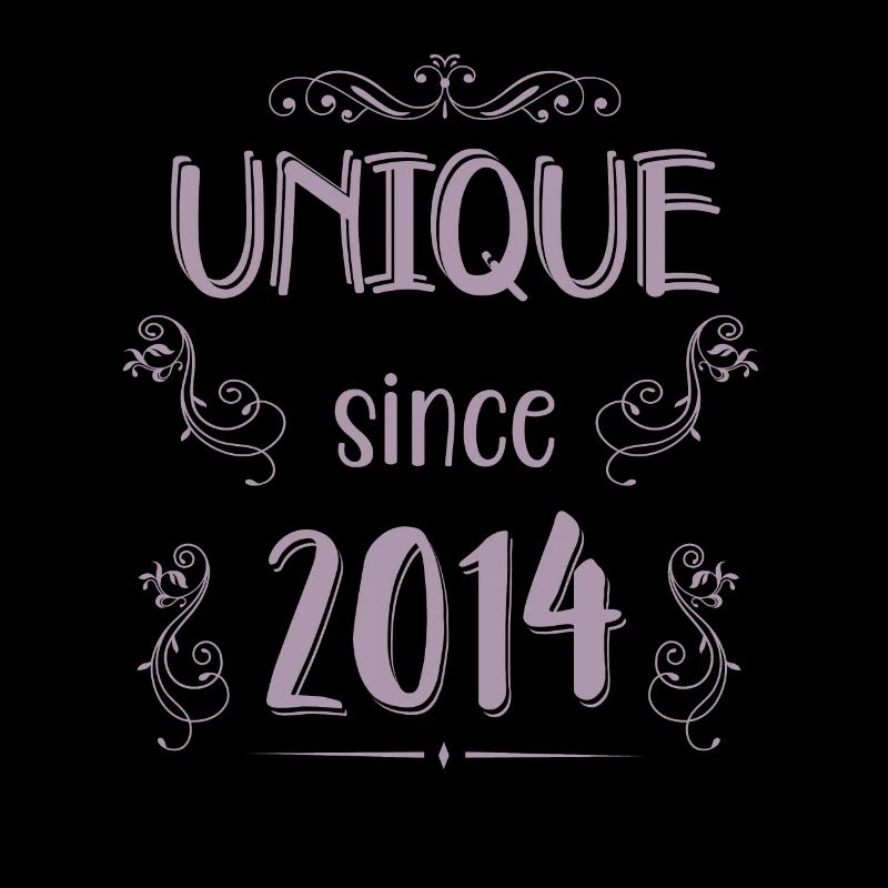 Einzigartig seit 2014 Geburtstag Mädchen