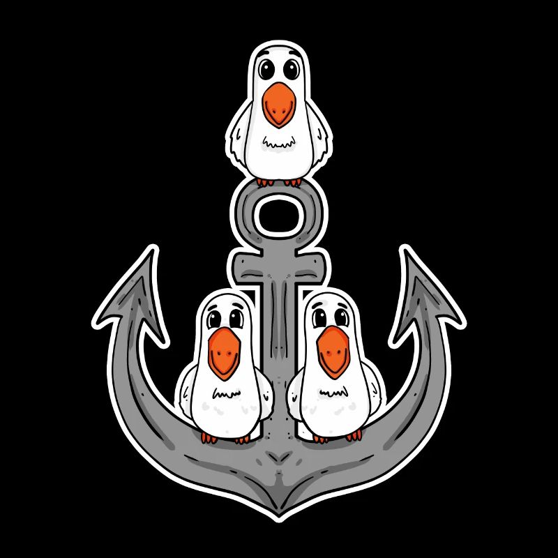 Mouettes Ancre de mouette