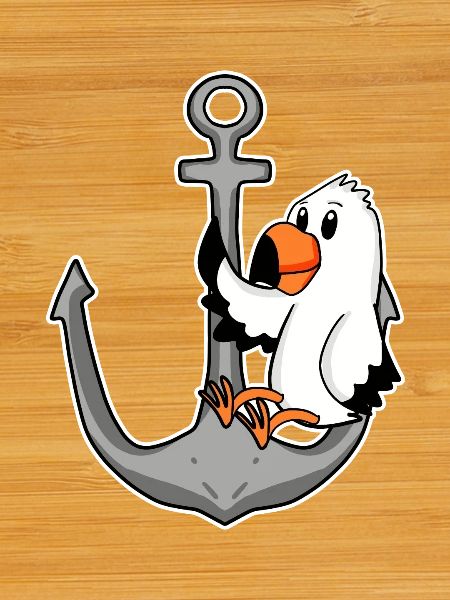 Ancre et mouette