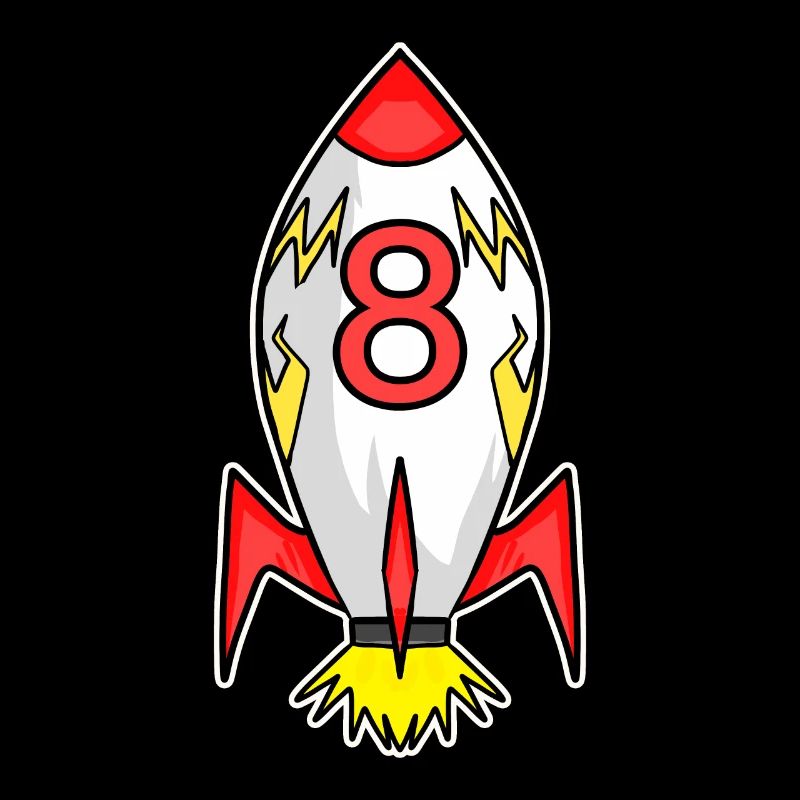 Rocket Boy 8th Birthday