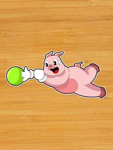 Pig Bowling Bowling Ball