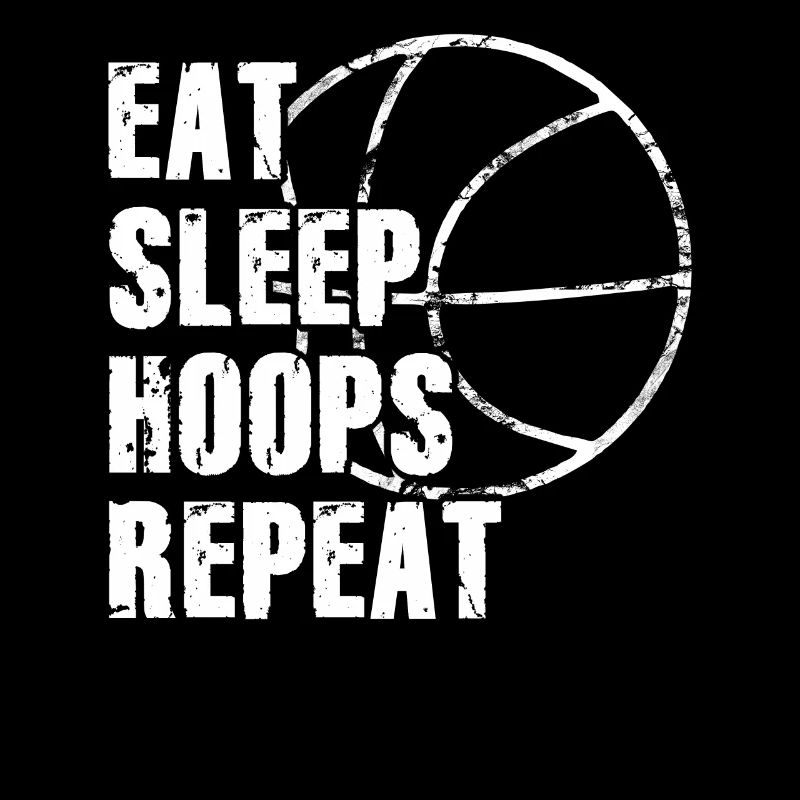 Mangez des cerceaux de sommeil Répéter le basket-ball