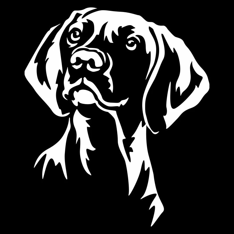 Magyar Vizsla Head « Black Edition »