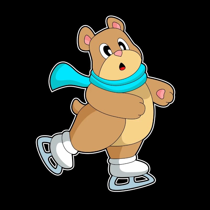 Bear Ice Skating Skates