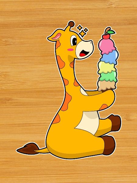 Giraffe Waffeleis