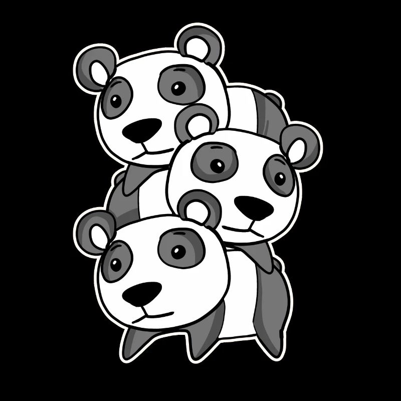 Niedliche Pandas