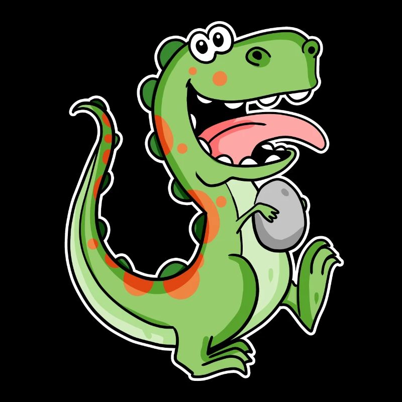 Dinosaur with Baby Dinosaur Egg