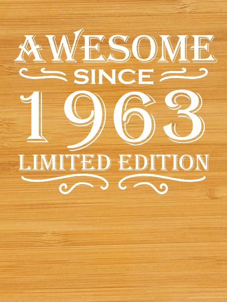 1963 - born 1963 gift