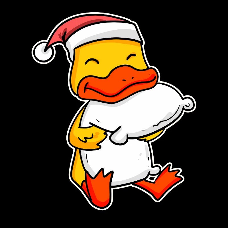 Canard Noël Sommeil Sommeil Sommeil