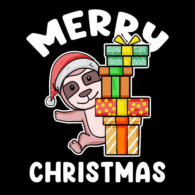 Frohe Weihnachten Faultier