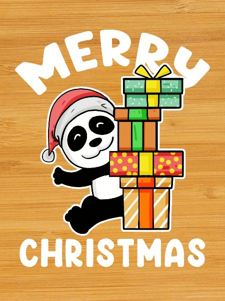 Merry Christmas Panda