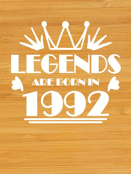 1992 - Born 1992