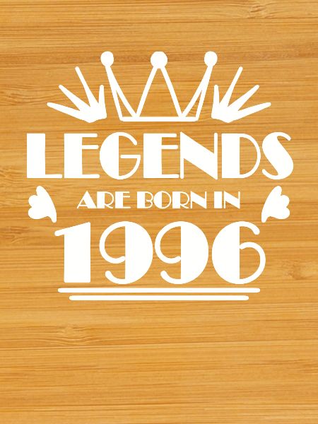 1996 - Born 1996