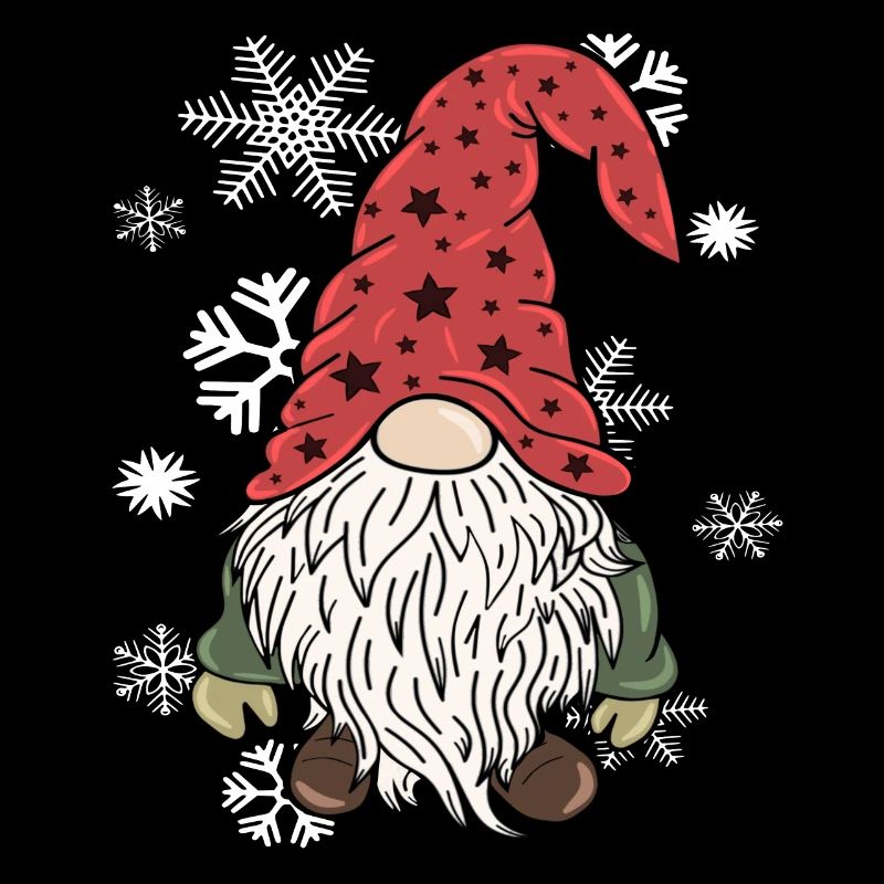 Gnome Elfes de Noël Flocons de neige