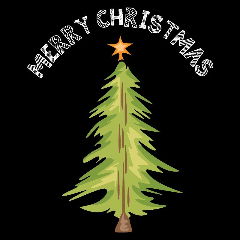 Joyeux arbre de Noël symbole de Noël forêt de sapins