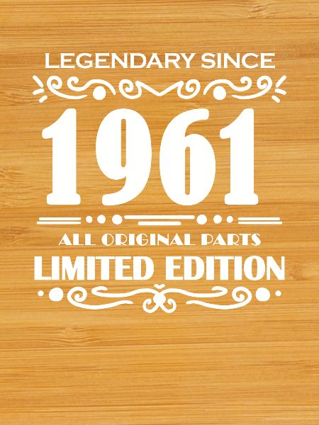 1961 - Born 1961