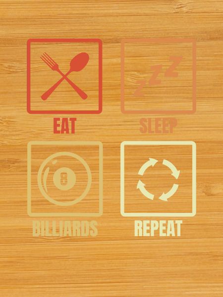 Billiard player routine