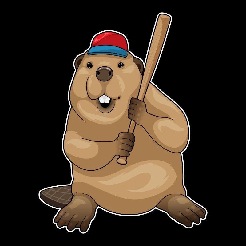 Beaver Baseball Bat Baseball