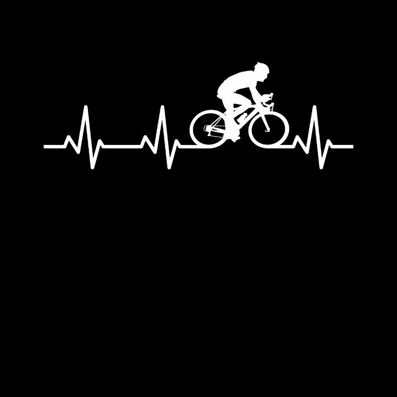 Herzschlag Radfahrer