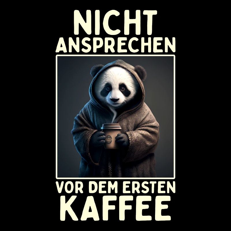 Panda Bär Nicht Ansprechen Vor Kaffee Morgenmuffel