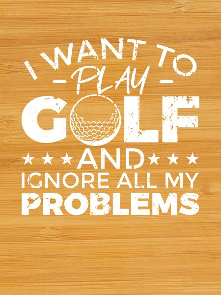 Cool golf saying