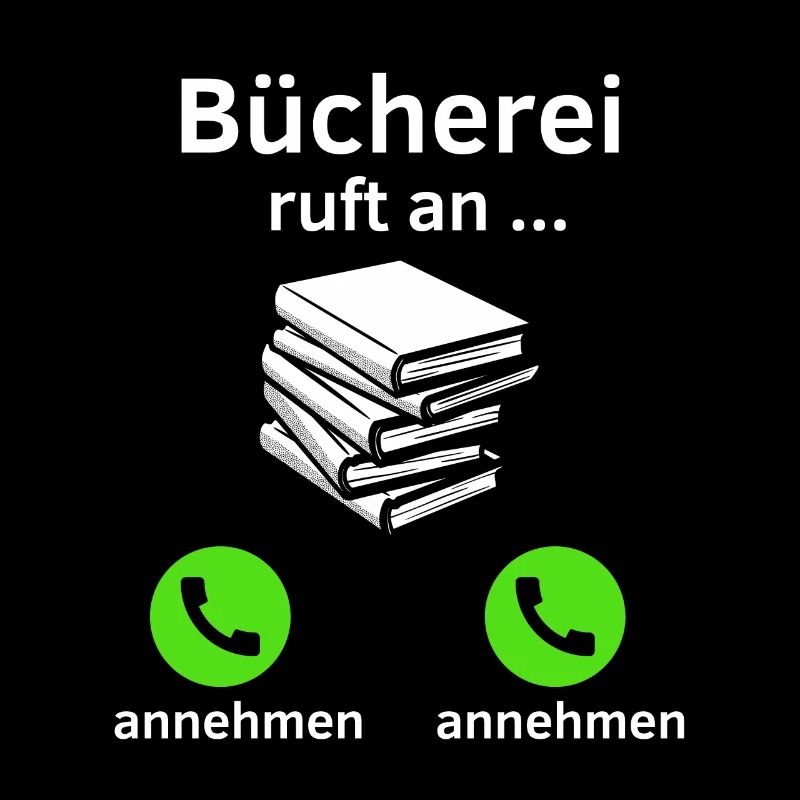 Bücherei ruft an - annehmen oder annehmen?
