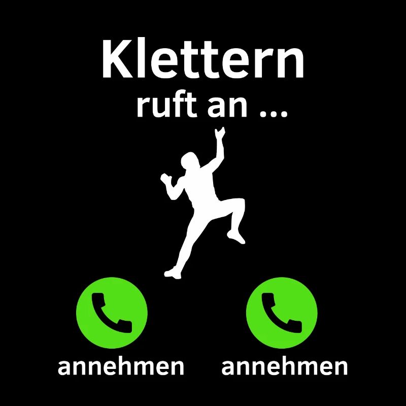 Klettern ruft an - annehmen oder annehmen?