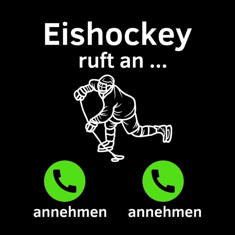 Eishockey ruft an - annehmen oder annehmen?