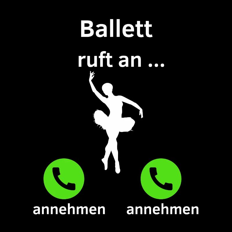 Ballett ruft an - annehmen oder annehmen?