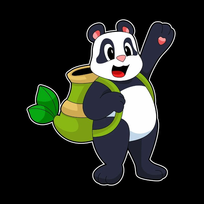 Panda Schüler Rucksack Schule