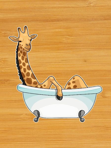 Baignoire girafe