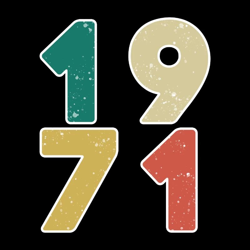 1971 - Né 1971 - Année de construction 1971