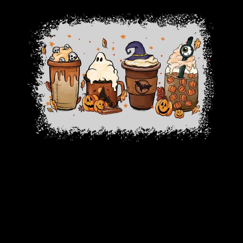 Coupe de chocolat chaud d’automne Halloween