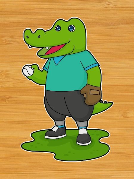 Crocodile Baseball Baseball Glove