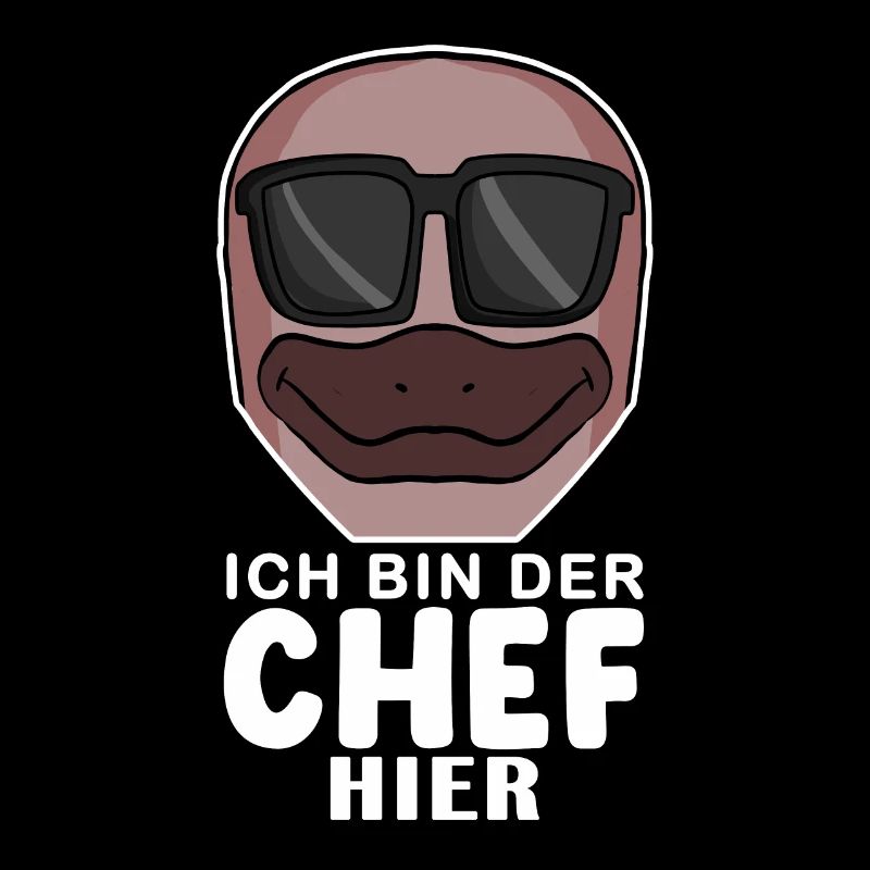 Cool Schnabeltier Chef Spruch