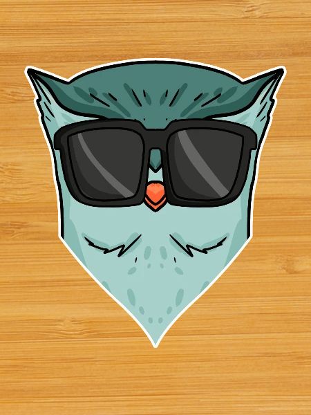 Eule mit Sonnenbrille