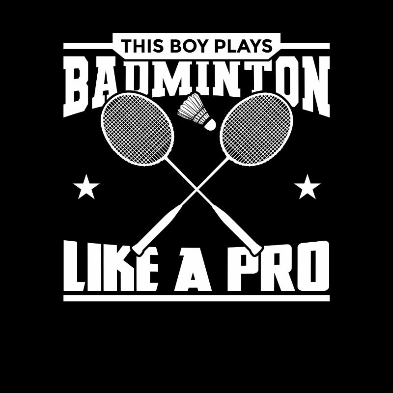 Un garçon joue comme un pro du badminton