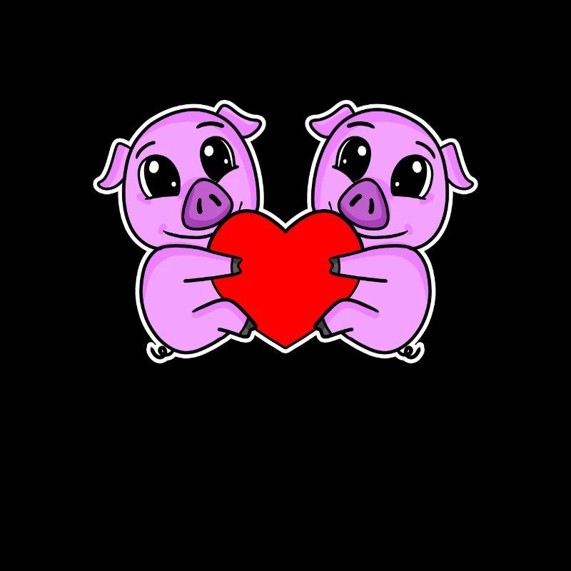 Pig Heart Love Pigs