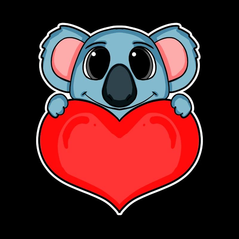 Koala with Heart - Love Romantic